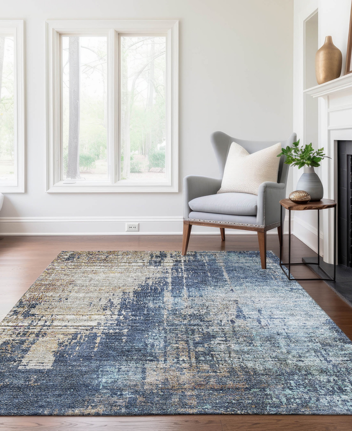 Addison Chantille Acn795 9'x12' Area Rug In Navy
