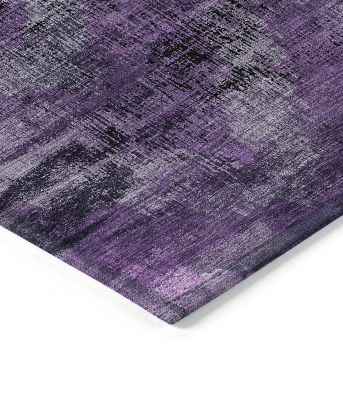 Addison Chantille Machine Washable Acn792 9'x12' Area Rug In Purple