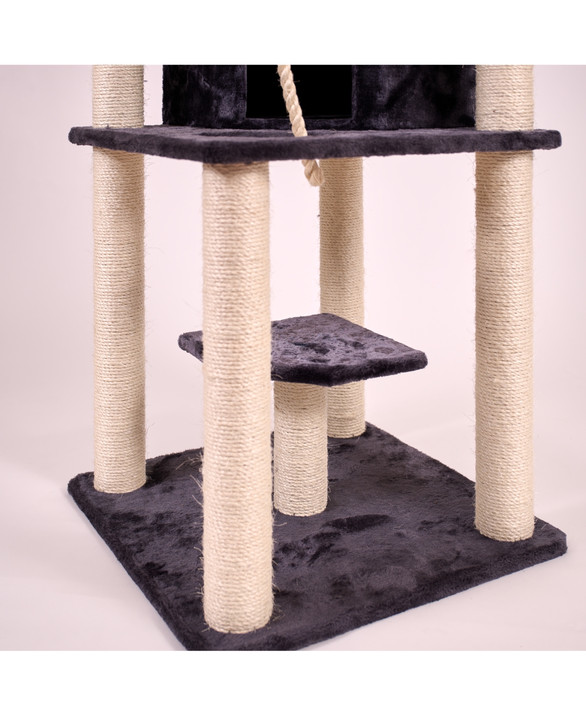 Armarkat Inches Multi-Level Big Cat Tree. Tall Multi-Cats Tower with 2 Big Cat Condos A8202