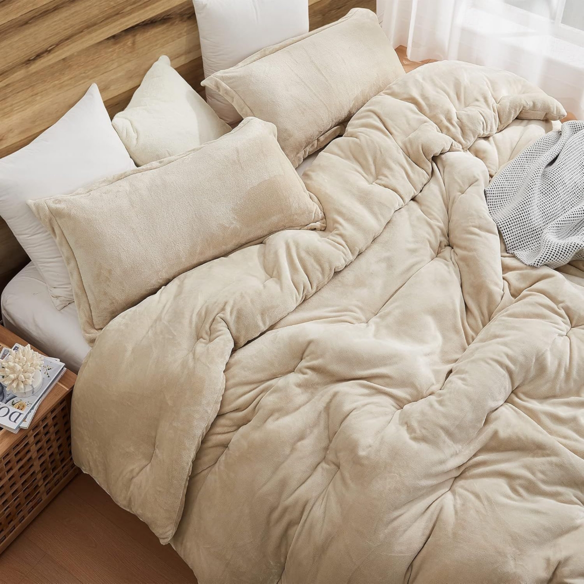 Thicker Than Thick - Coma Inducer Comforter Set - Standard Plush Filling - Birch