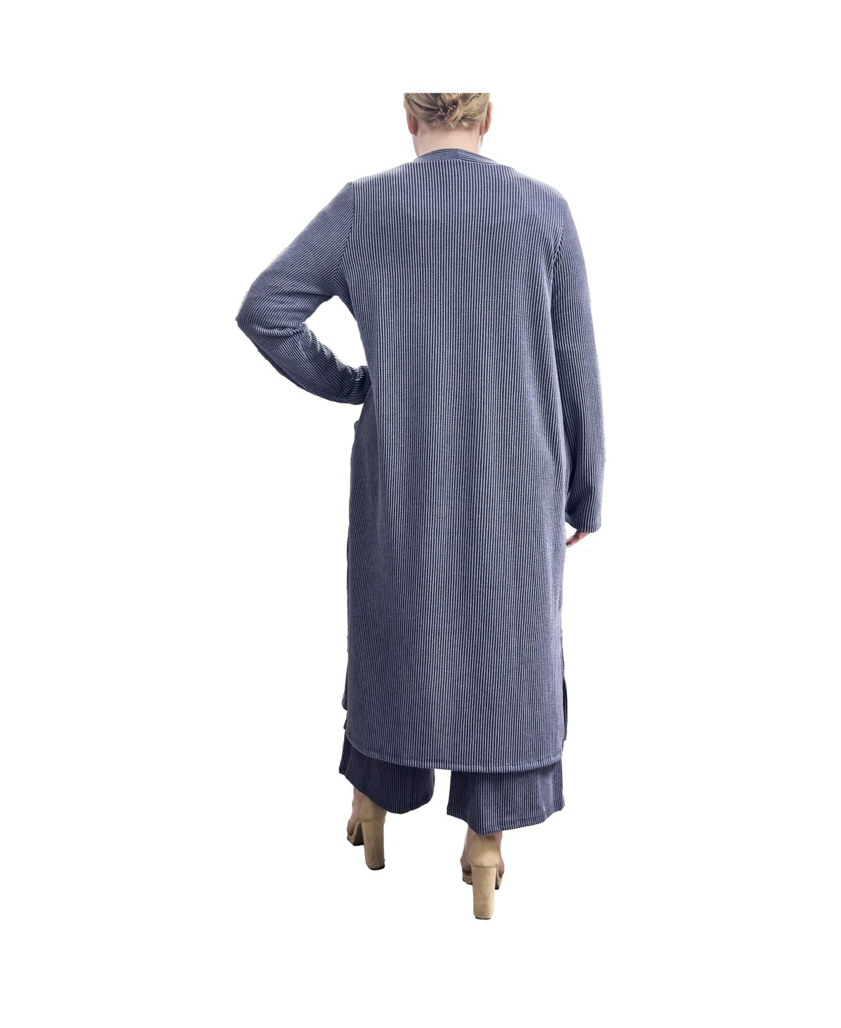 Standards & Practices Plus Size Long Length Open Front Duster