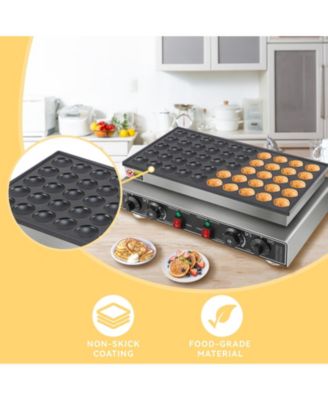 50 PCS Mini Pancakes Maker Machine,110V Mini Dutch Pancake Maker,1800W Commercial Electric Nonstick Waffle Maker Machine for Home and Restaurants