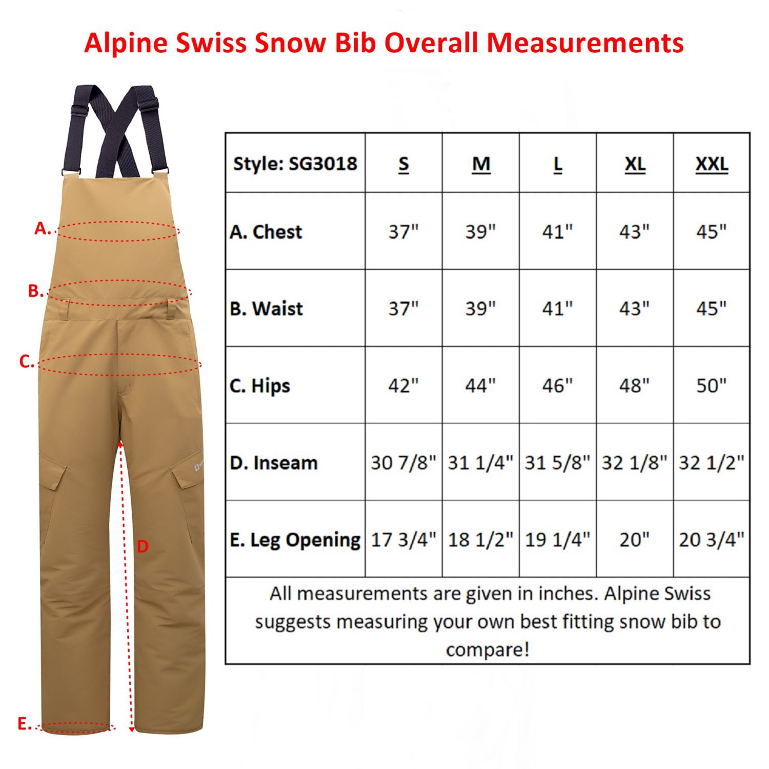 Men's Insulated Snow Bib Overalls Waterproof Ski Snowboard Pants
