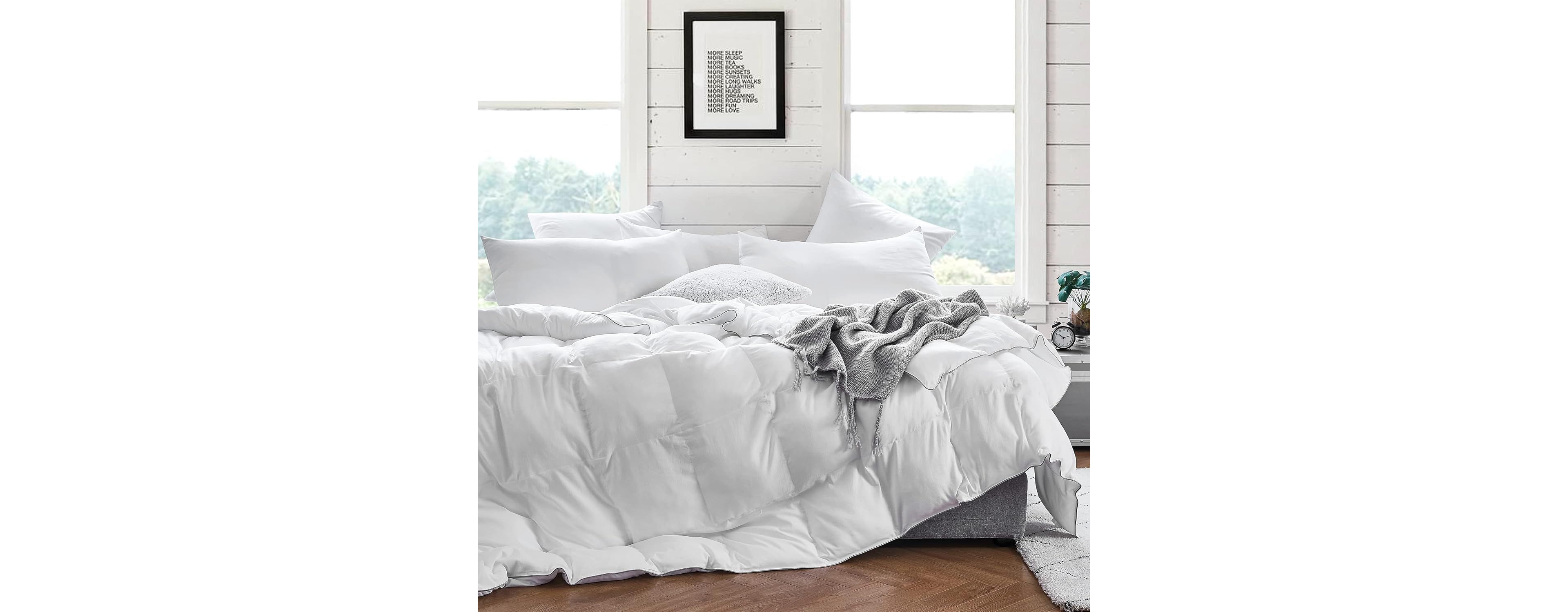 Snorze Cloud Comforter Set - Coma Inducer - White,King