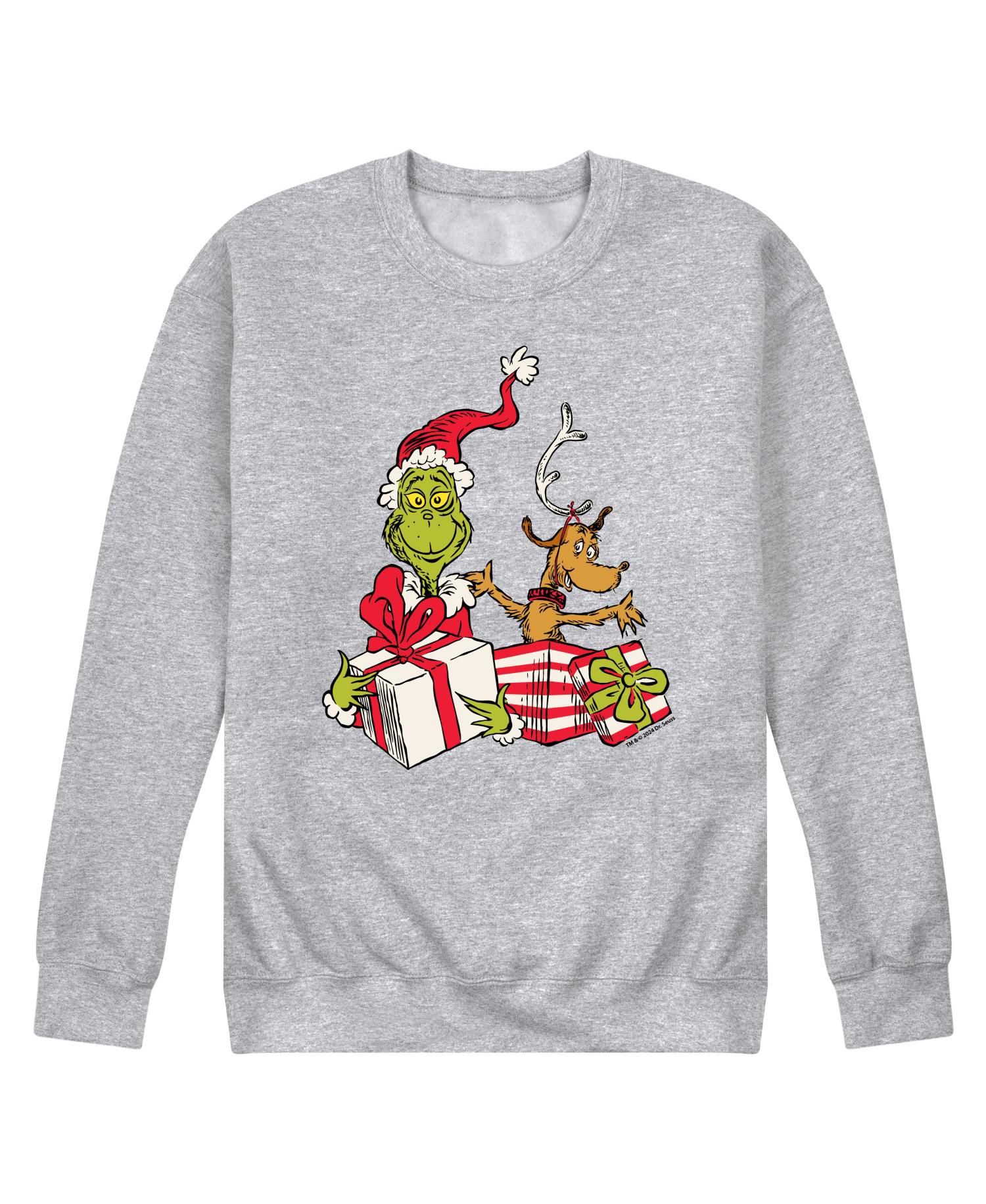 Men's The Grinch Presents Long Sleeve Fleece
