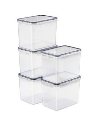 5 Pack (121oz/15cups) Airtight Food Storage Containers with Lids