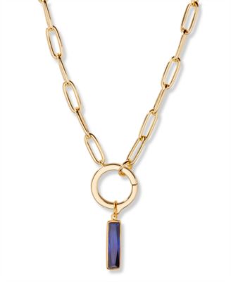 brook york Colette Birthstone Elongated Necklace - SEP 104$