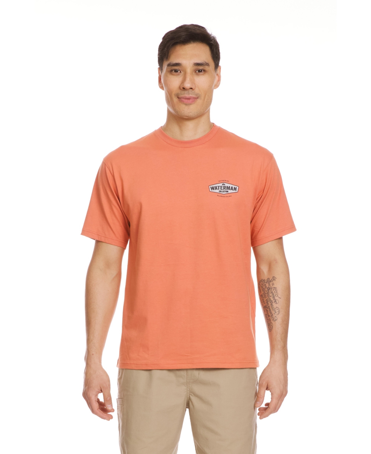 Quiksilver Waterman Men's Banner T-shirt In Apricot