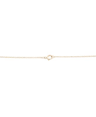 Diamond Heart Pendant 18" Necklace (1/2 ct. t.w.) in 10k Gold, Exclusively at Macy's