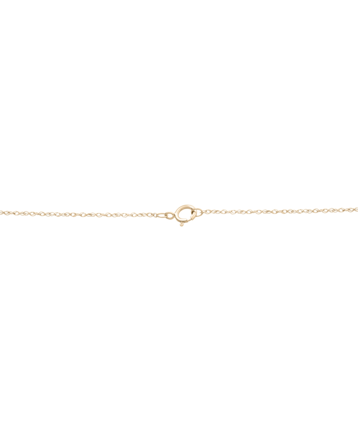 MACY'S DIAMOND HEART PENDANT 18" NECKLACE (1/2 CT. T.W.) IN 10K GOLD, EXCLUSIVELY AT MACY'S 