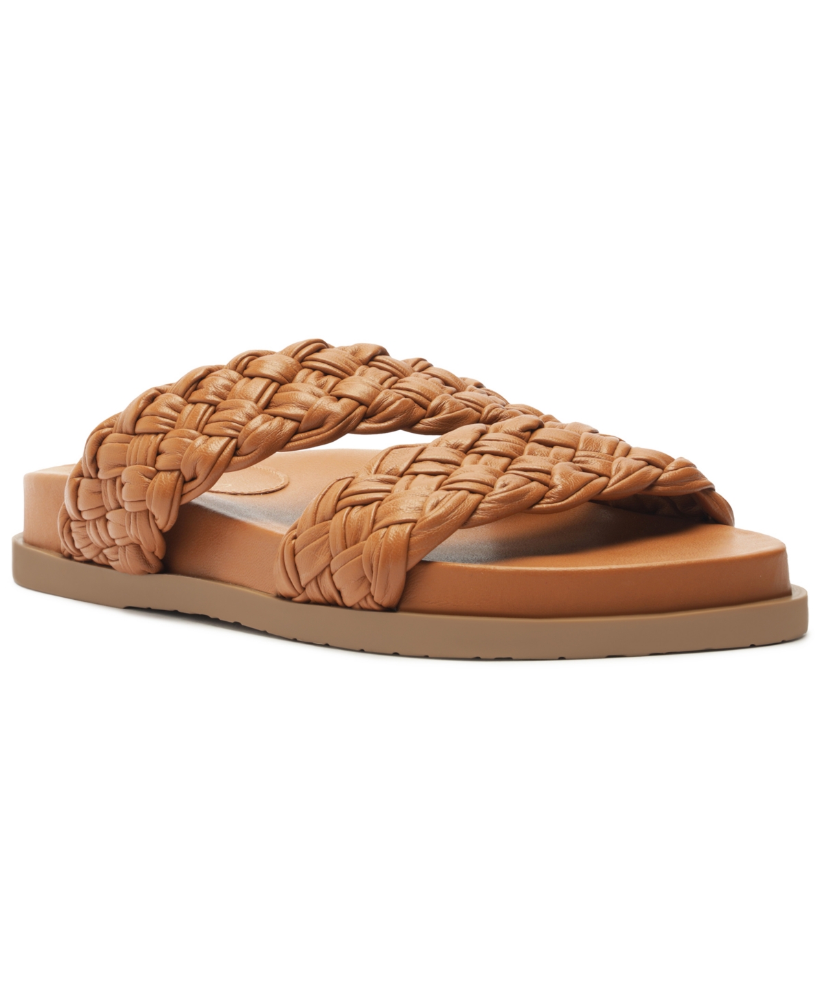 Arezzo Women's Celine Slip-on Flatform Sandals In Jungle Nut