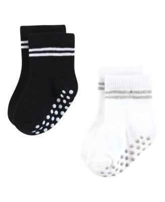 Baby Boys Hudson Cozy Cotton-Rich Newborn Terry Crew Socks