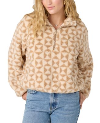 O'Neill - Juniors' Kacey Quarter-Zip Long-Sleeve Sweatshirt