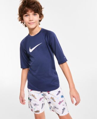 Nike - Big Boys Short-Sleeve Hydroguard Swim Top