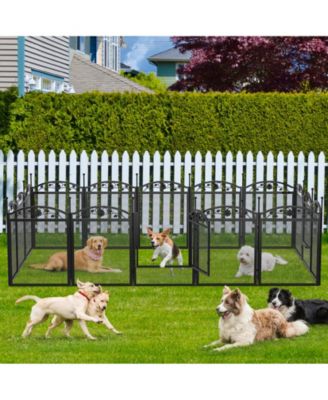 Pet Indoor Playpen Crate with Waterproof Heavy Duty Puppy Outdoor Exercise Play Pen