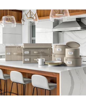 Hard Shell Dinnerware and Mug Storage Cases 8-Piece Set