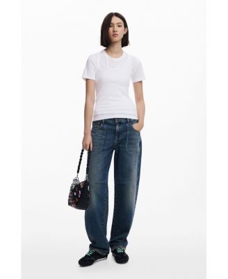 Дизайнерская женская маленькая плетеная сумка с цветочным рисунком