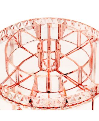 360 Rotating Makeup Organizer - Spinning cosmetics organizer, Adjustable Shelves for Make Up, Perfume & more