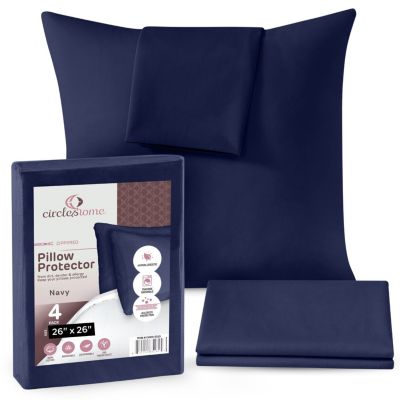 100% Cotton Zippered Pillow Protector 4 Pack