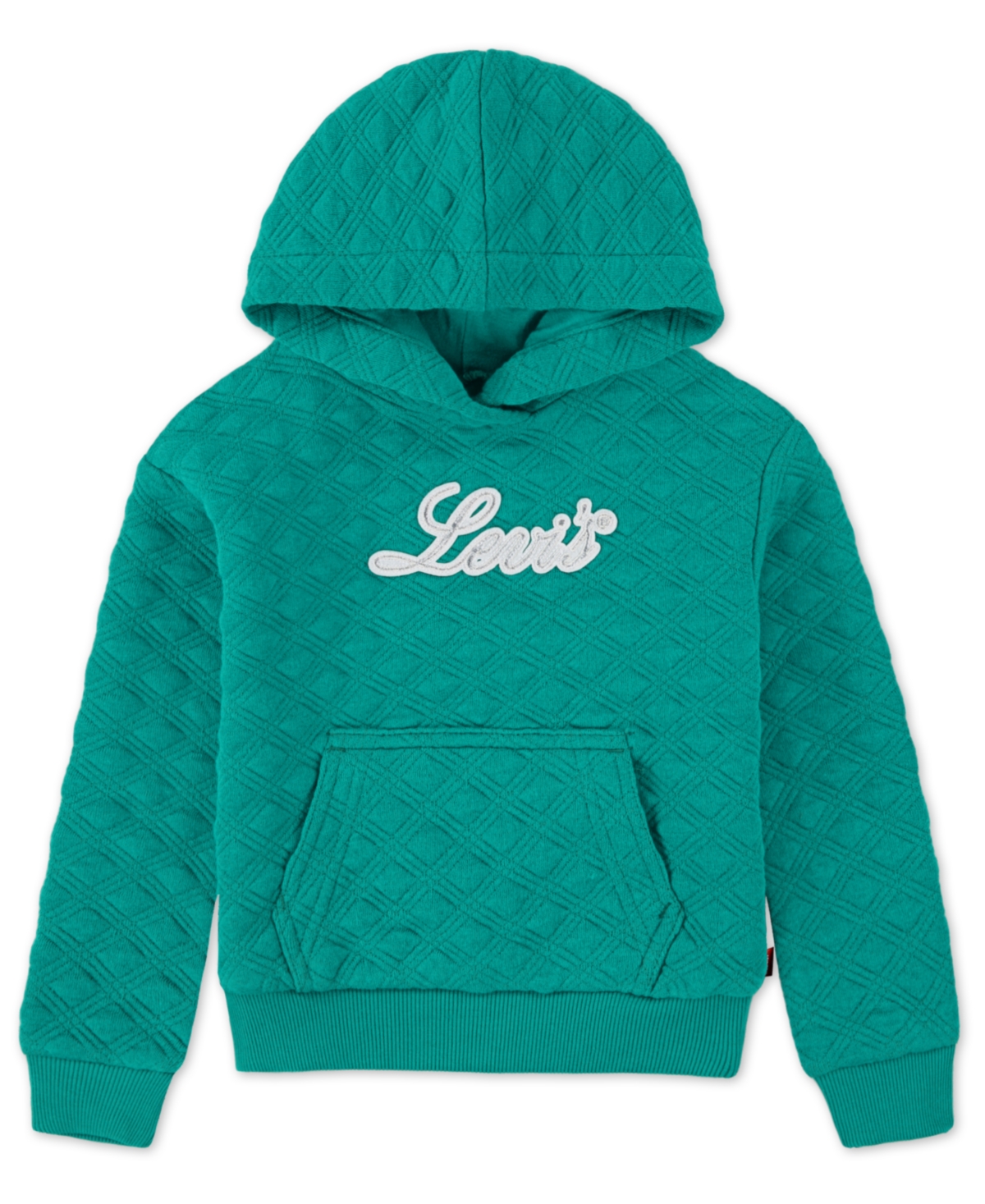 Shop Levi's Toddler Girls Meet And Greet Hoodie Sweatshirt In Sporting Green