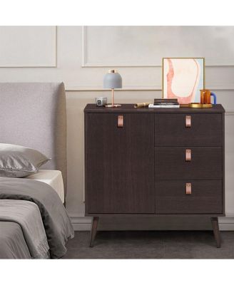 3-drawer Sideboard Storage Display Cabinet