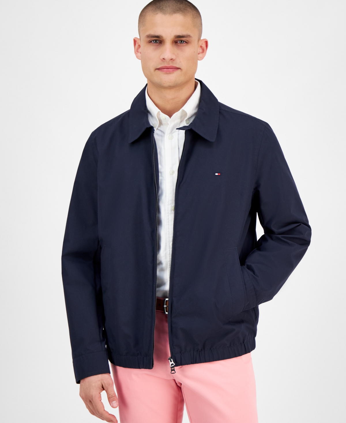 TOMMY HILFIGER MEN'S IVY WATER-RESISTANT FULL-ZIP JACKET 