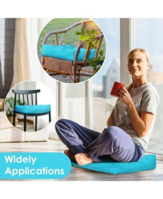 21 Inch x 21 Inch Patio Chair Seat Cushion Pads for Indoor and Outdoor