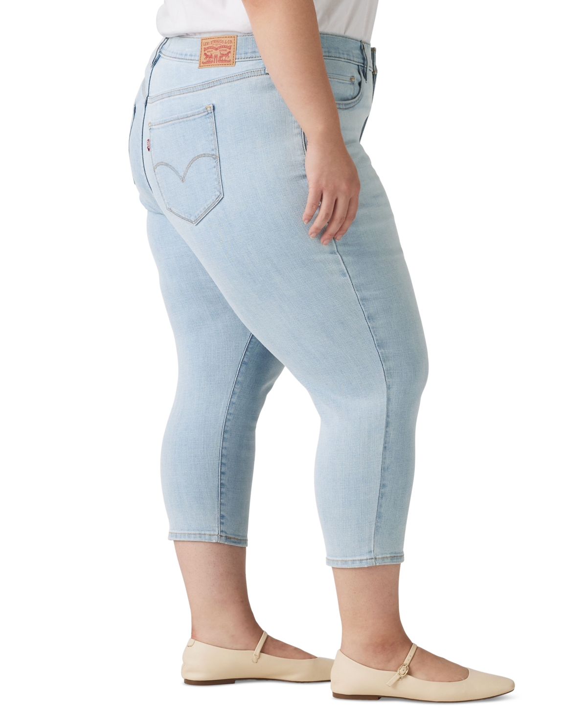 Shop Levi's Trendy Plus Size 311 Shaping Skinny Capri Jeans In Hold It Down