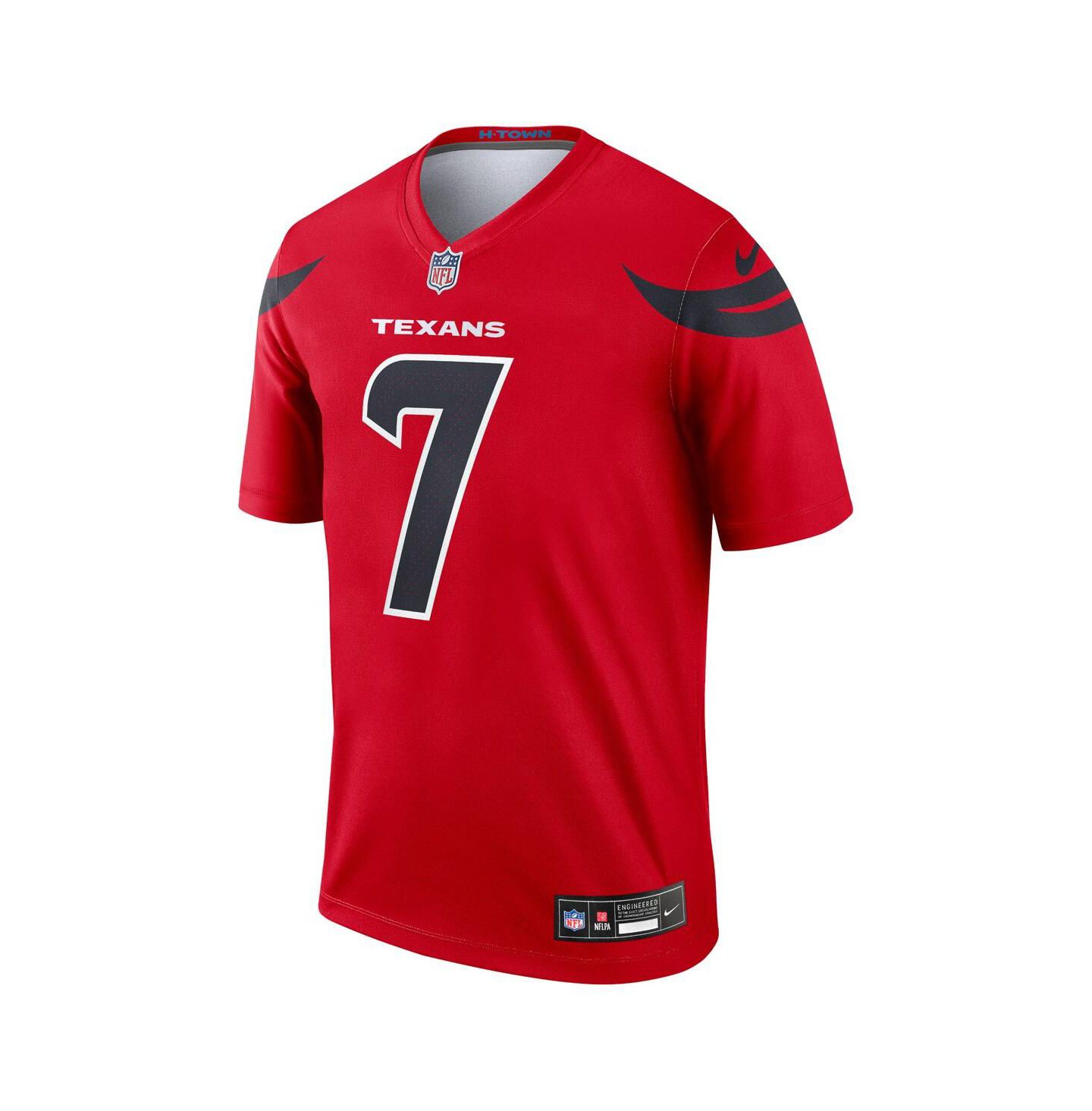 Мужской топ Nike C.J. Stroud Red Houston Texans Alternate Legend Player Performance Jersey — фото 2