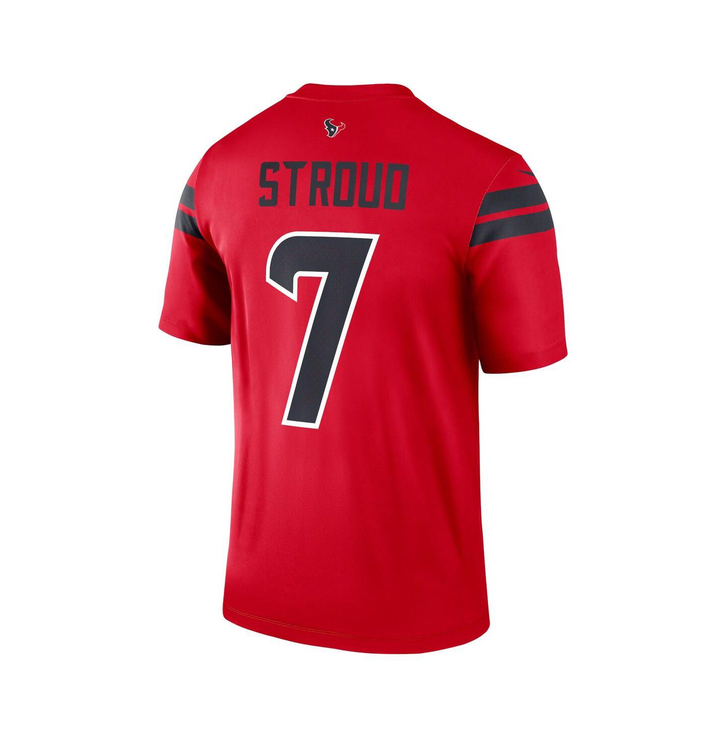 Мужской топ Nike C.J. Stroud Red Houston Texans Alternate Legend Player Performance Jersey — фото 3