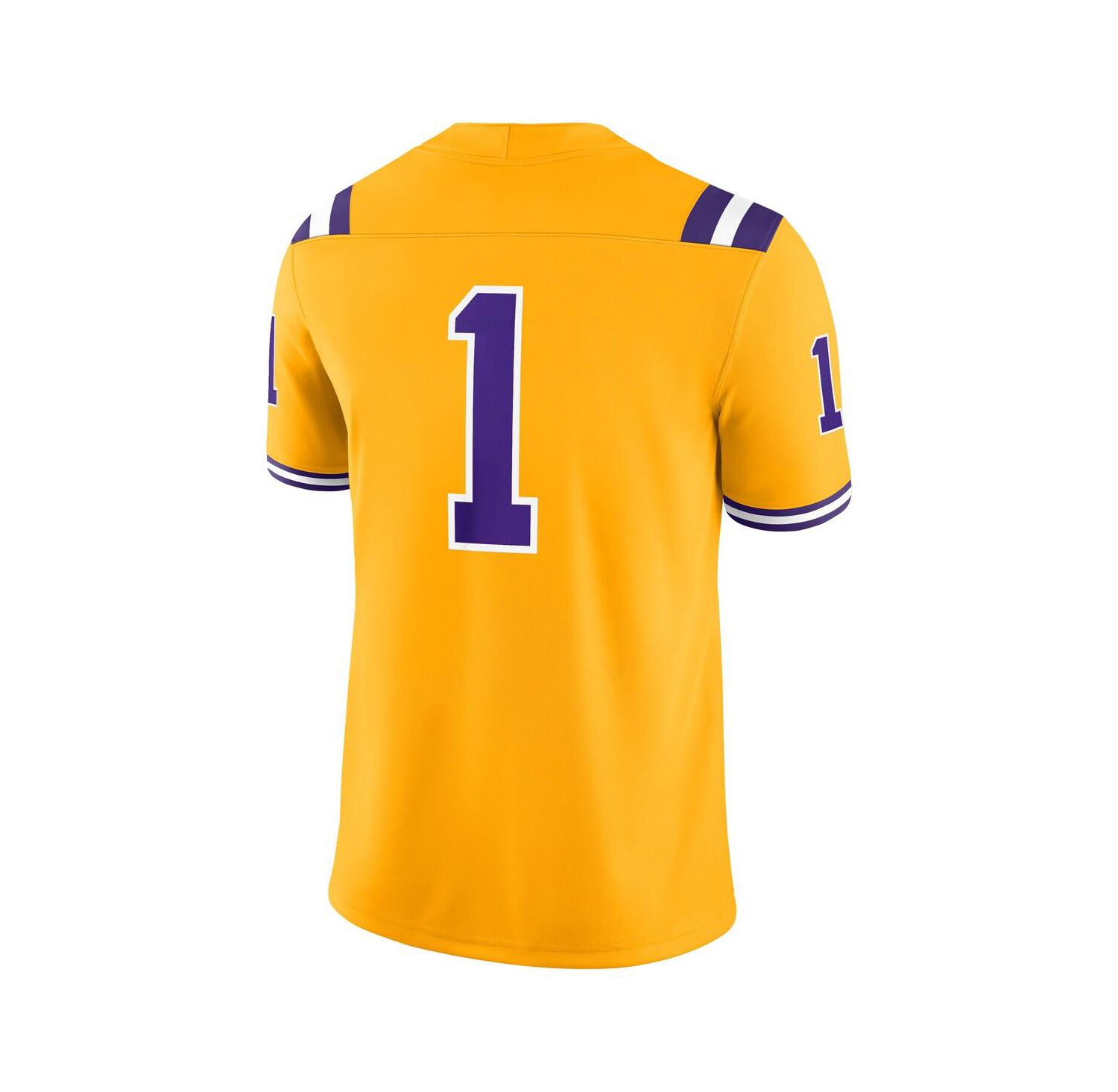 Men's 1 Gold LSU Tigers Alternate Game Jersey