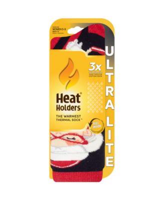 Ultra Lite Ellen Festive Gingerbread Crew Socks
