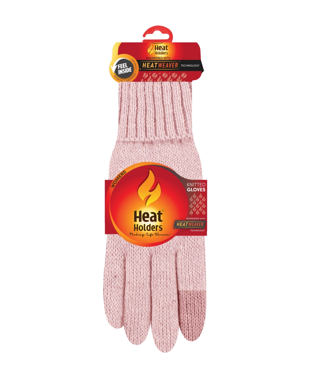 Heat Holders Cathy Touch Screen Gloves In Dusty Pink