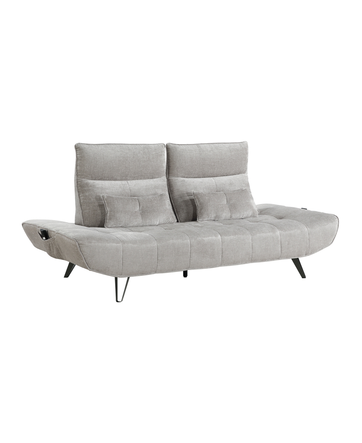 HOMELEGANCE 91" WHITE LABEL POWER ADJUSTABLE VIGGO SOFA 