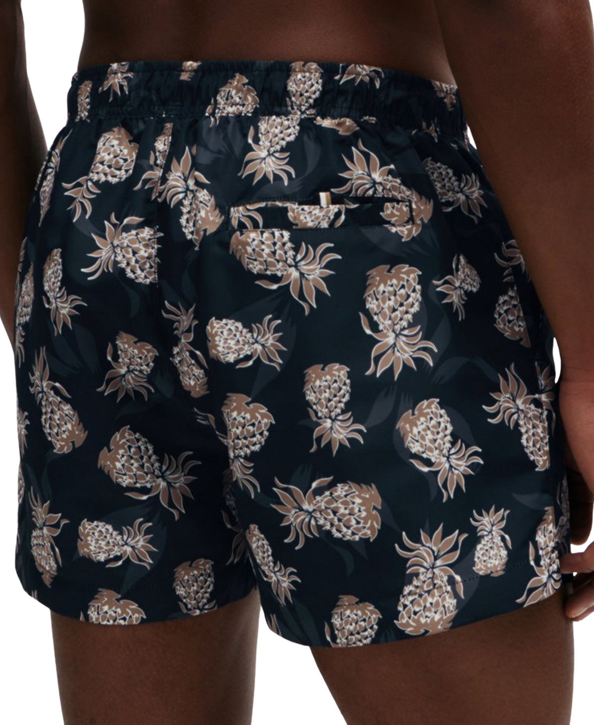Boss by Hugo Boss Men's Pineapple Motif Swim Shorts