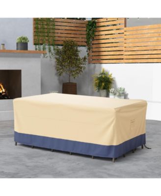 Patio Furniture Cover with Padded Handle and Click-Close Straps-90 x 50 x 32 inches