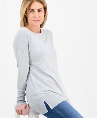 売れ筋商品|||スタイルアンドコー ニット&セーター アウター レディース Petite Fine-Gauge Tunic Sweater, Exclusively at Macy's Dream Blue Style & Co Petite Fine-Gauge Tunic Sweater, Exclusively at