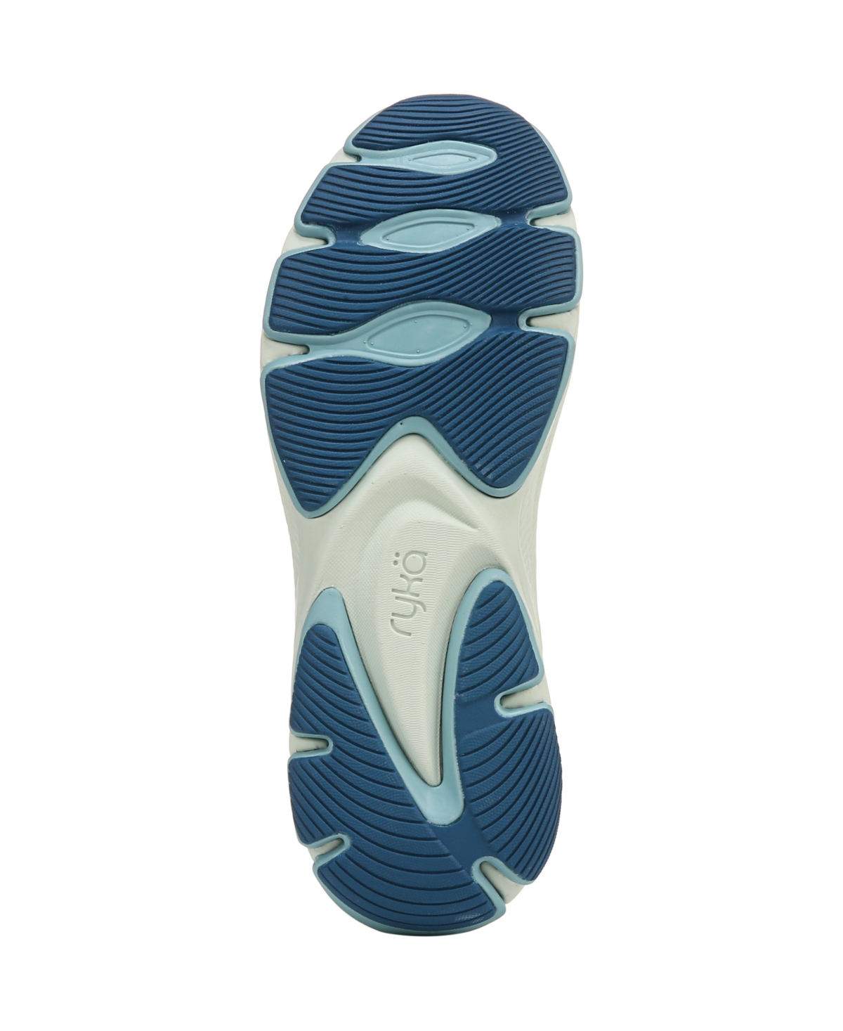 Ryka Premium Women's Devotion X Max Plus Lace Up Walking Sneakers In Icicle Green Mesh Fabric