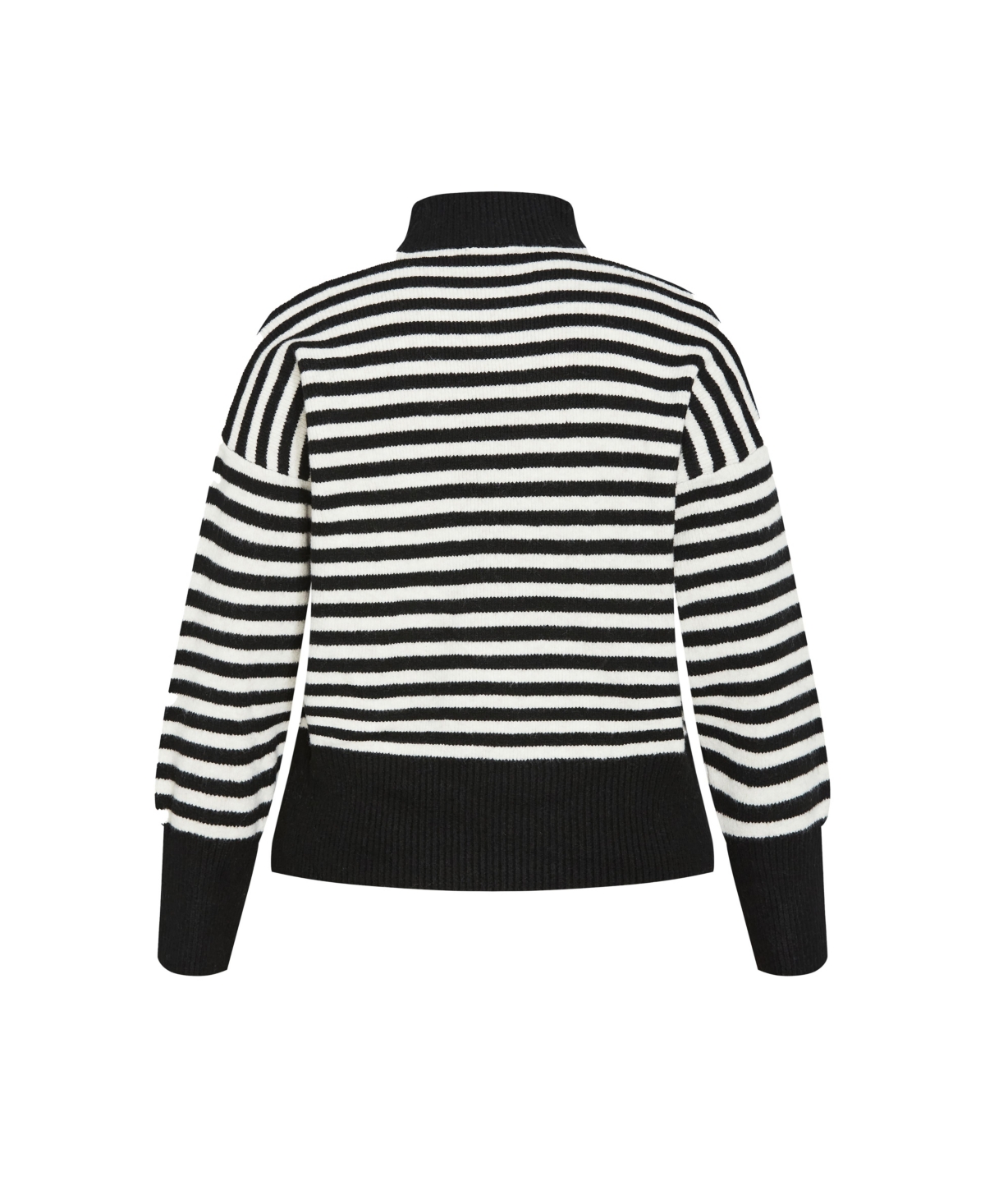 City Chic Plus Size HampsteadSweater - Narrow stripe