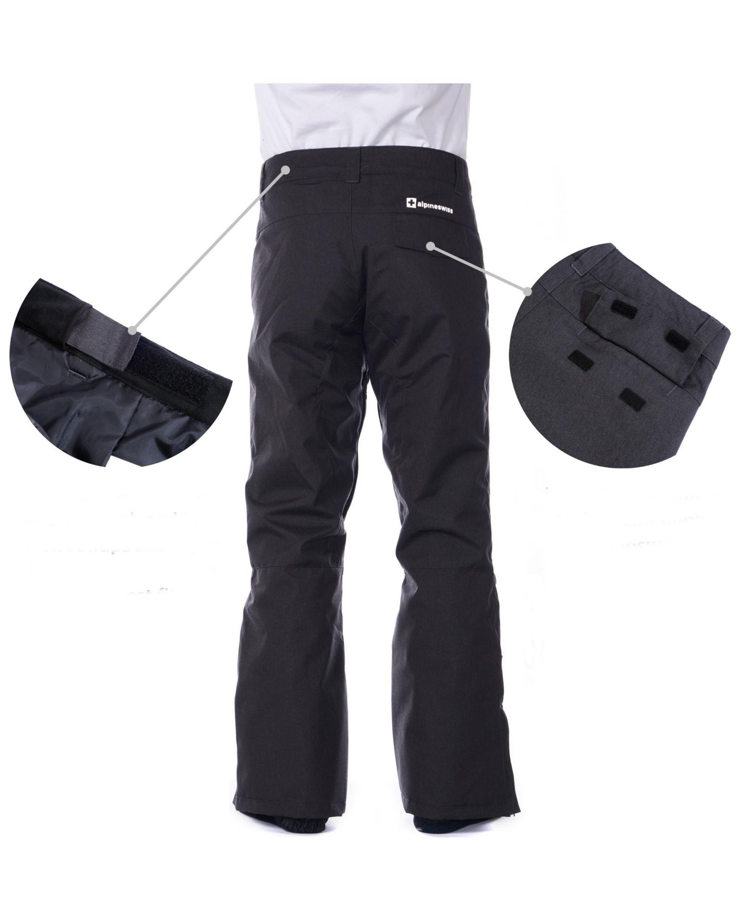 Men's Waterproof Ski Snowboarding Pants Insulated Winter Snow Pants