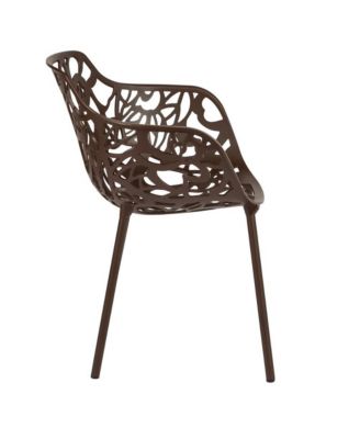 Modern Devon Aluminum Armchair, Set of 2