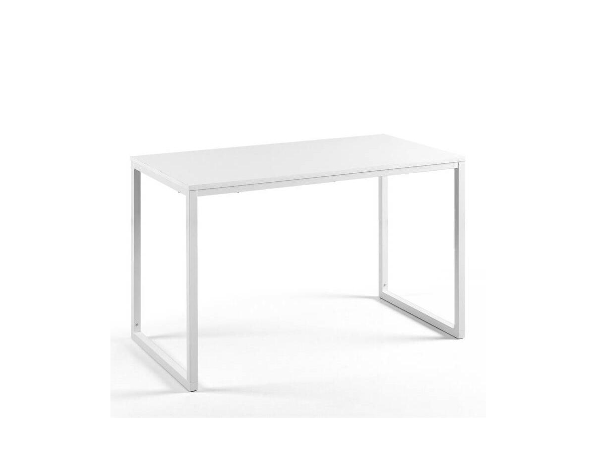 Slickblue Modern Home Office Desk with Metal Frame and Wood Table Top