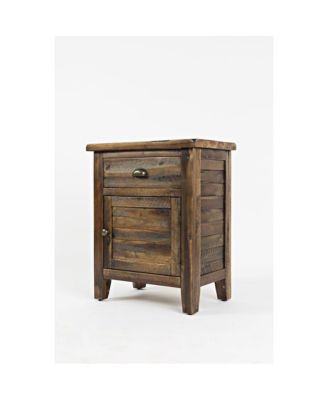 Artisan's Craft Rustic Farmhouse Distressed Solid Wood Accent Table