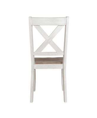 X Back Side Chair- White (RTA)