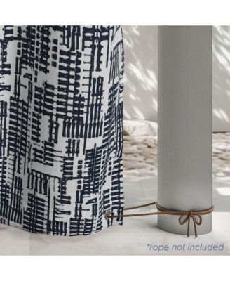 Outdoor Gobi Print UV Protected Privacy Grommet Curtain Panel, 52"×96"