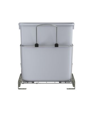 20 qt. Universal Waste Container with Rear Basket, RUKD-1420RB-1