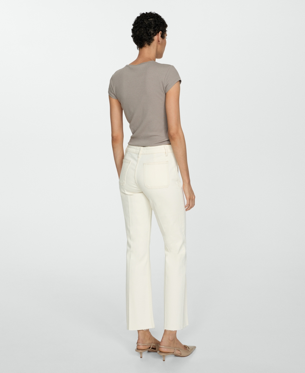 Mango Women's Alex Slim Fit Medium Rise Jeans