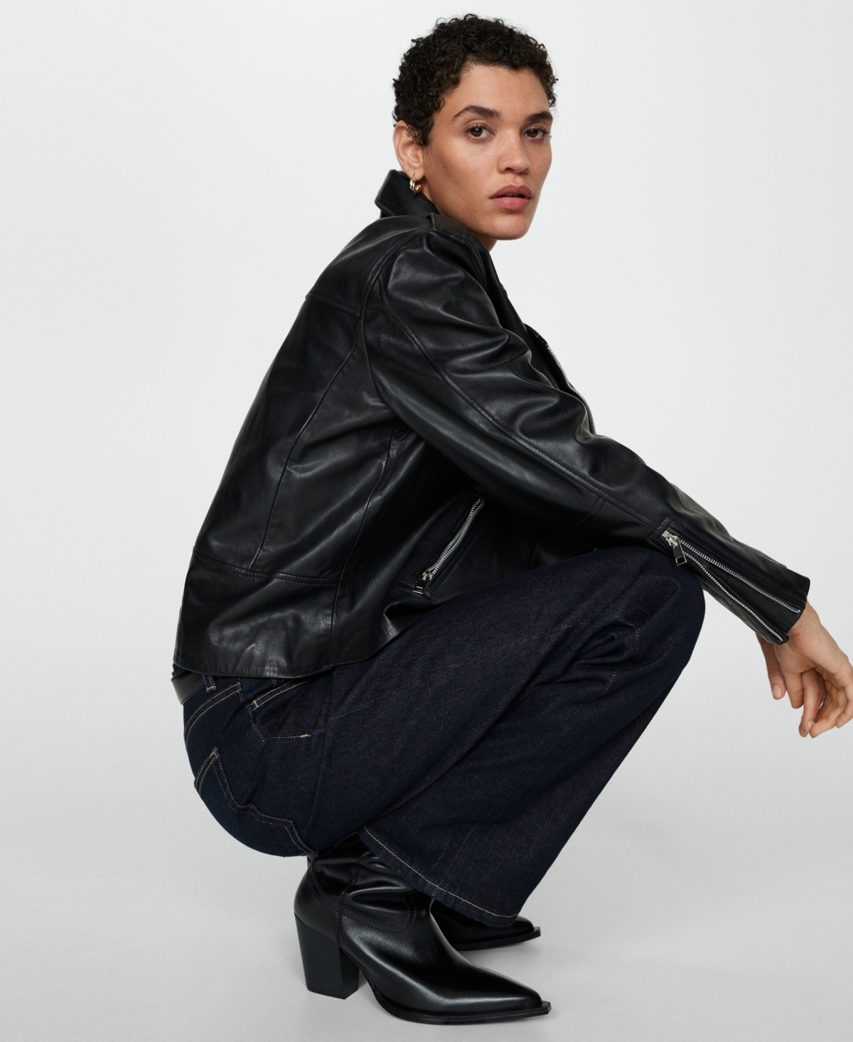 Mango Women's Cecilia Straight-Fit High-Rise Jeans
