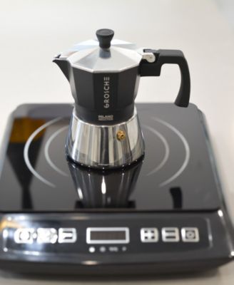 Milano Induction Stovetop 3 Cup Espresso Maker Moka Pot