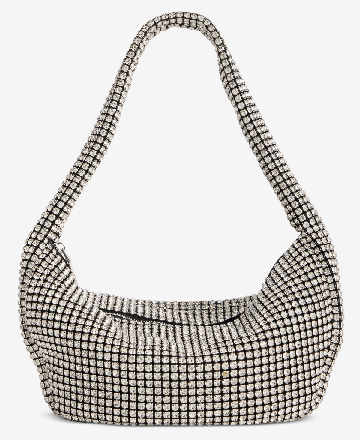 Inc International Concepts Small Diamond Mesh Hobo, Exclusively At Macy's In Black